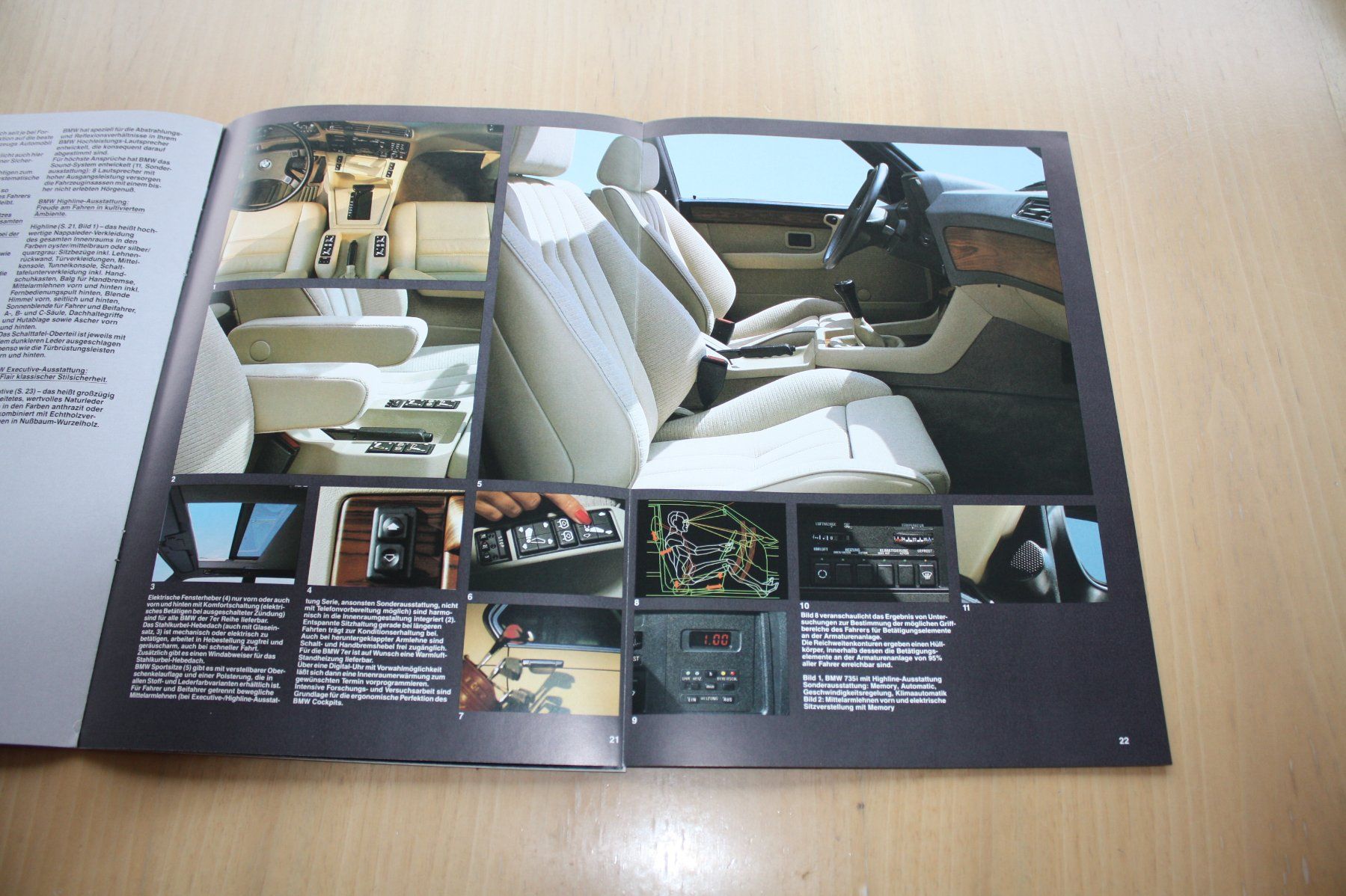 BMW Documenti: BMW 7er Prospekt E23 1986 – Usato da Wikon venduto da erwin400 6