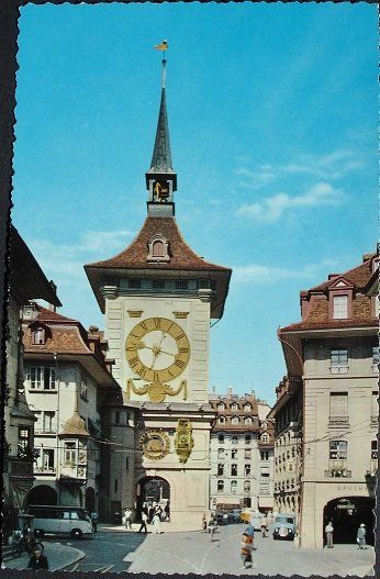 Cartes postales: BERN Zeitglockenturm - Auto, VW-Bus – D'occasion à Jona par philajona 1