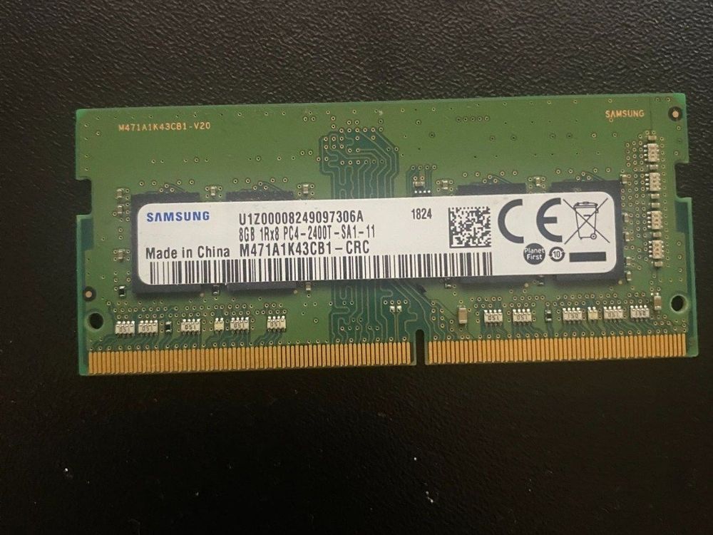Samsung 8 GB DDR4 2400 MHz Ram | Kaufen auf Ricardo