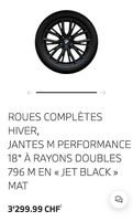 Roues hiver BMW M performance (pneus sur jantes)