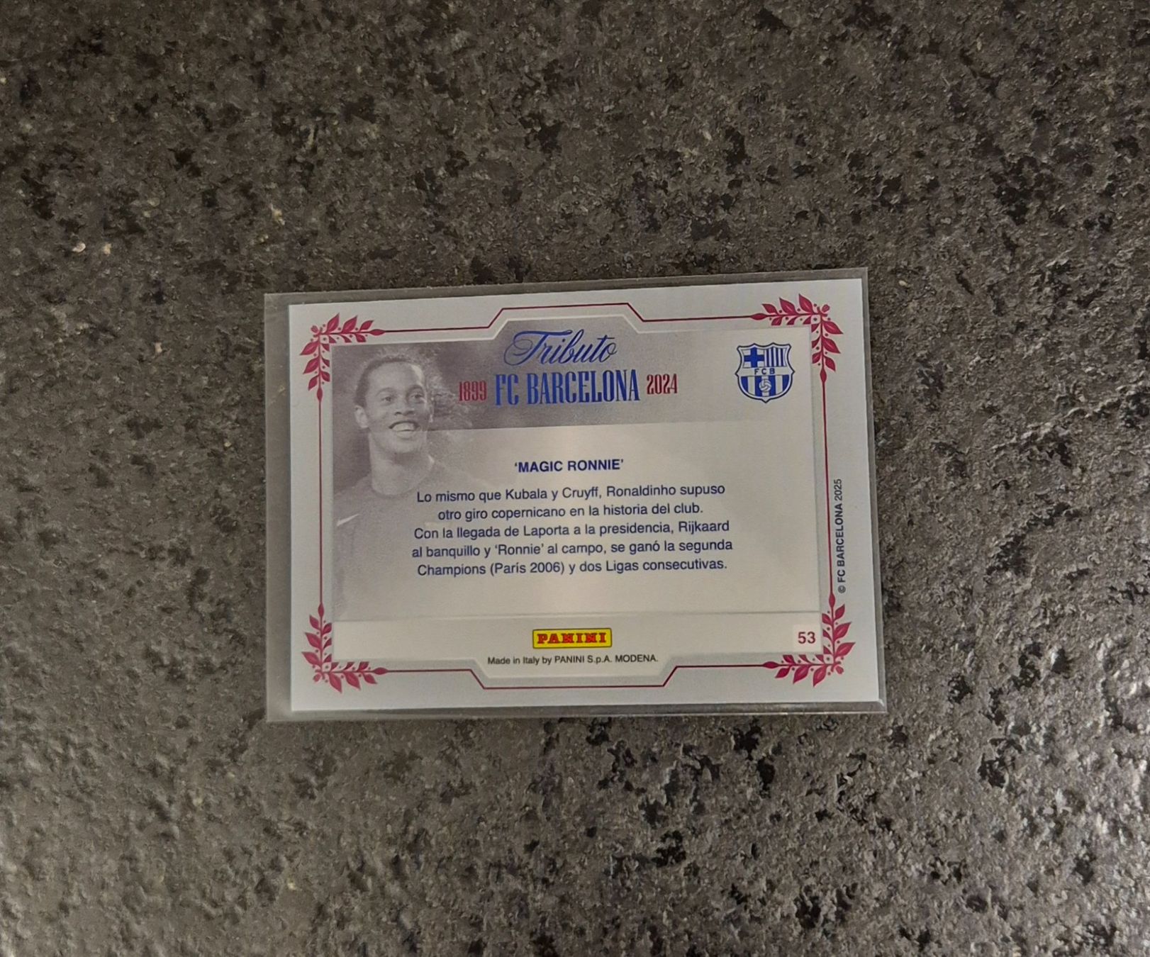 Topps Carte collezionabili: Ronaldinho - Barcelona - Panini – Nuovo (secondo la descrizione) da Burg AG venduto da Danoe 1