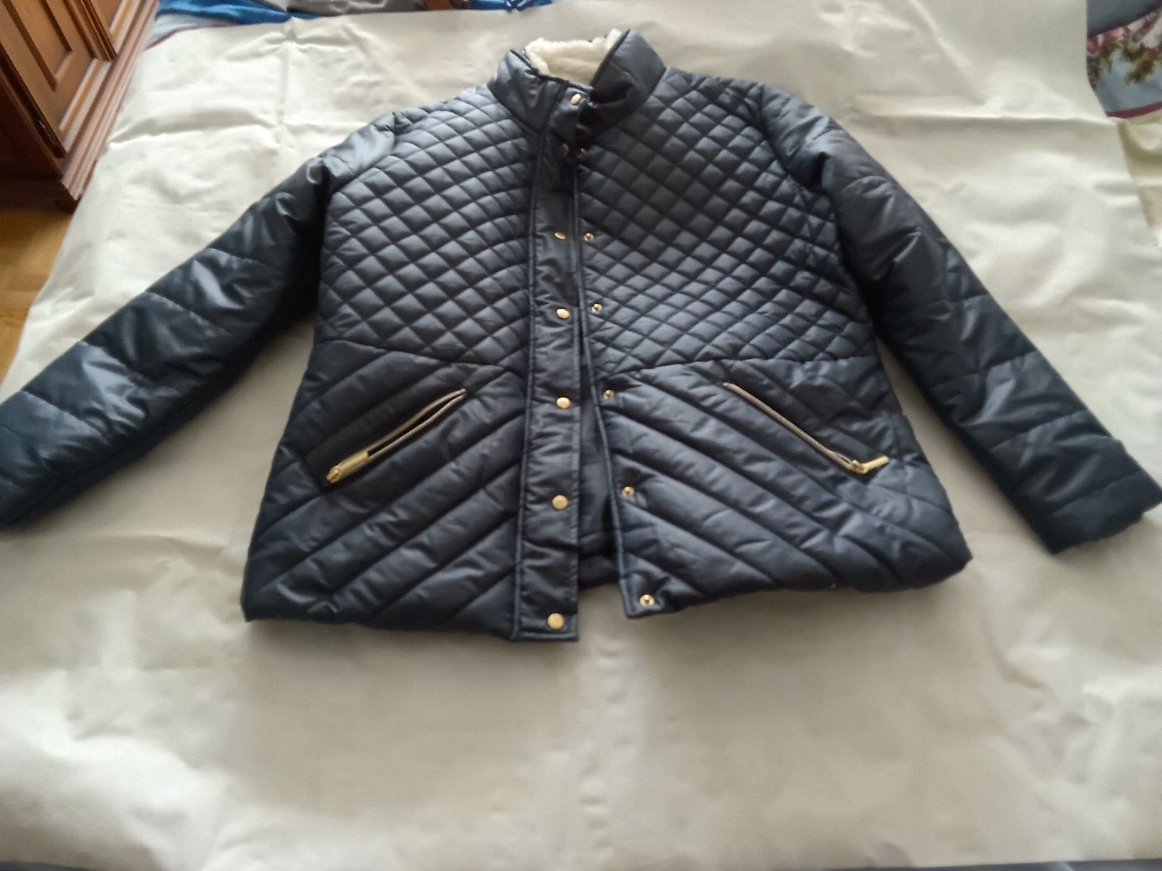Giacche: Veste bleue courte. – Usato da Yverdon venduto da Nany6