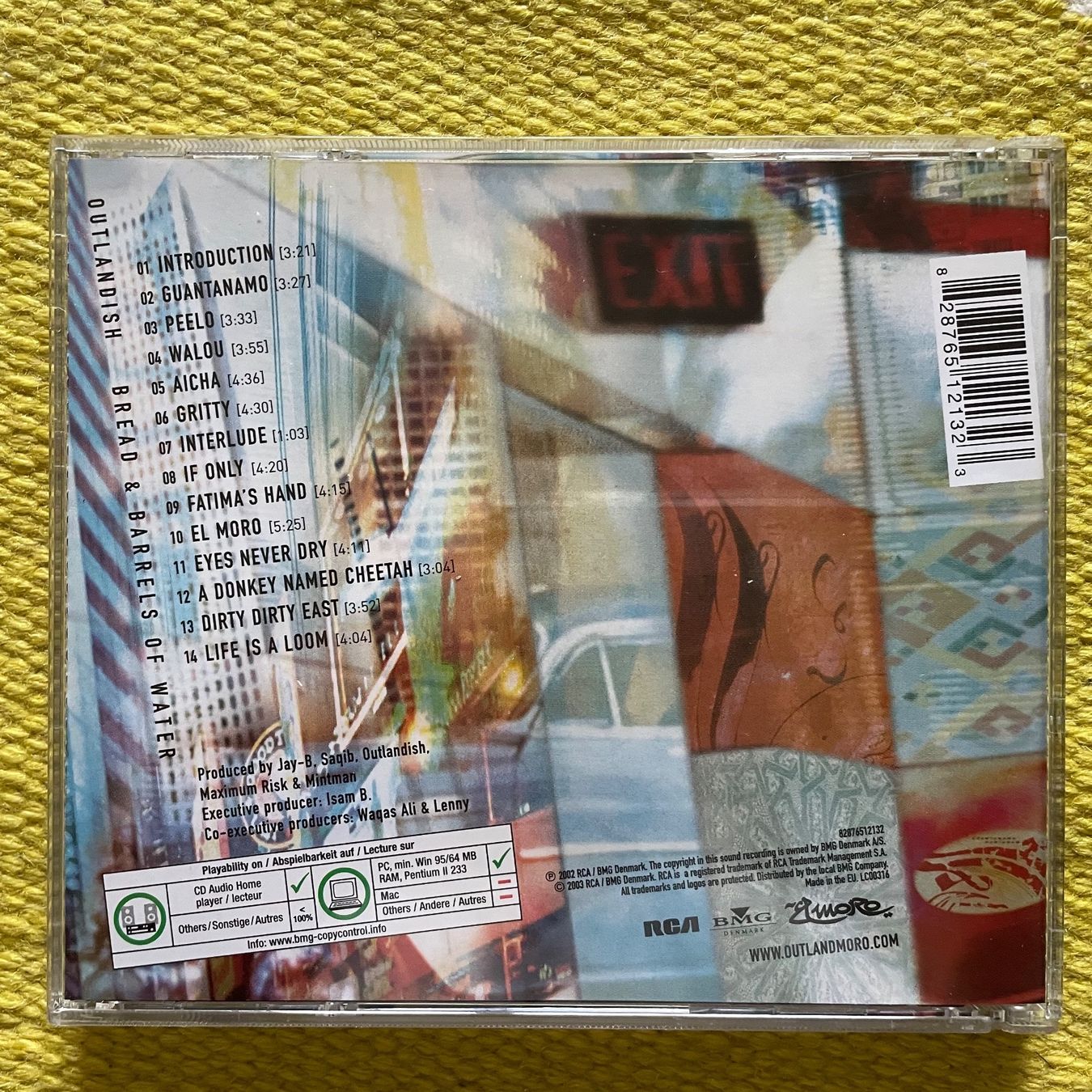 CD: OUTLANDISH-BREAD&BARRELS OF WATER – Usato da Rorschacherberg venduto da CD-Roli 1