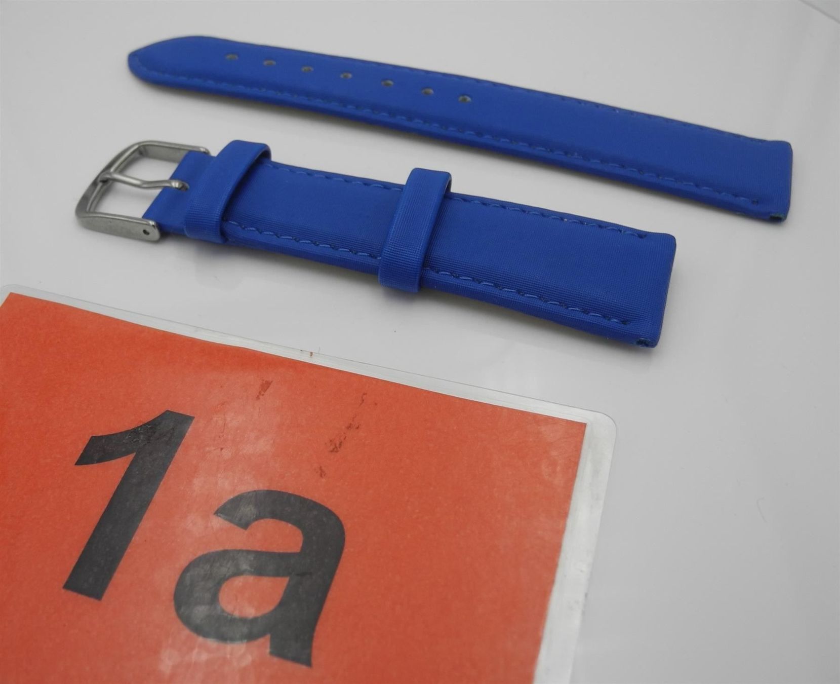 Bracciali & Braccialetti: 18 mm Uhrenarmband blau, Nr. 1a – Nuovo e nell'imballaggio originale da Kottwil venduto da Crazyrolf 3