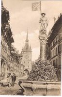 Bern, Schützenbrunnen, ungelaufene alte AK