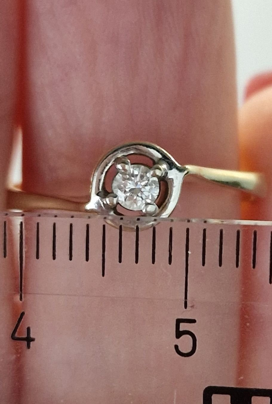 Bagues: Golden Ring mit Diamant – D'occasion à Zug par opo_cy5d 5