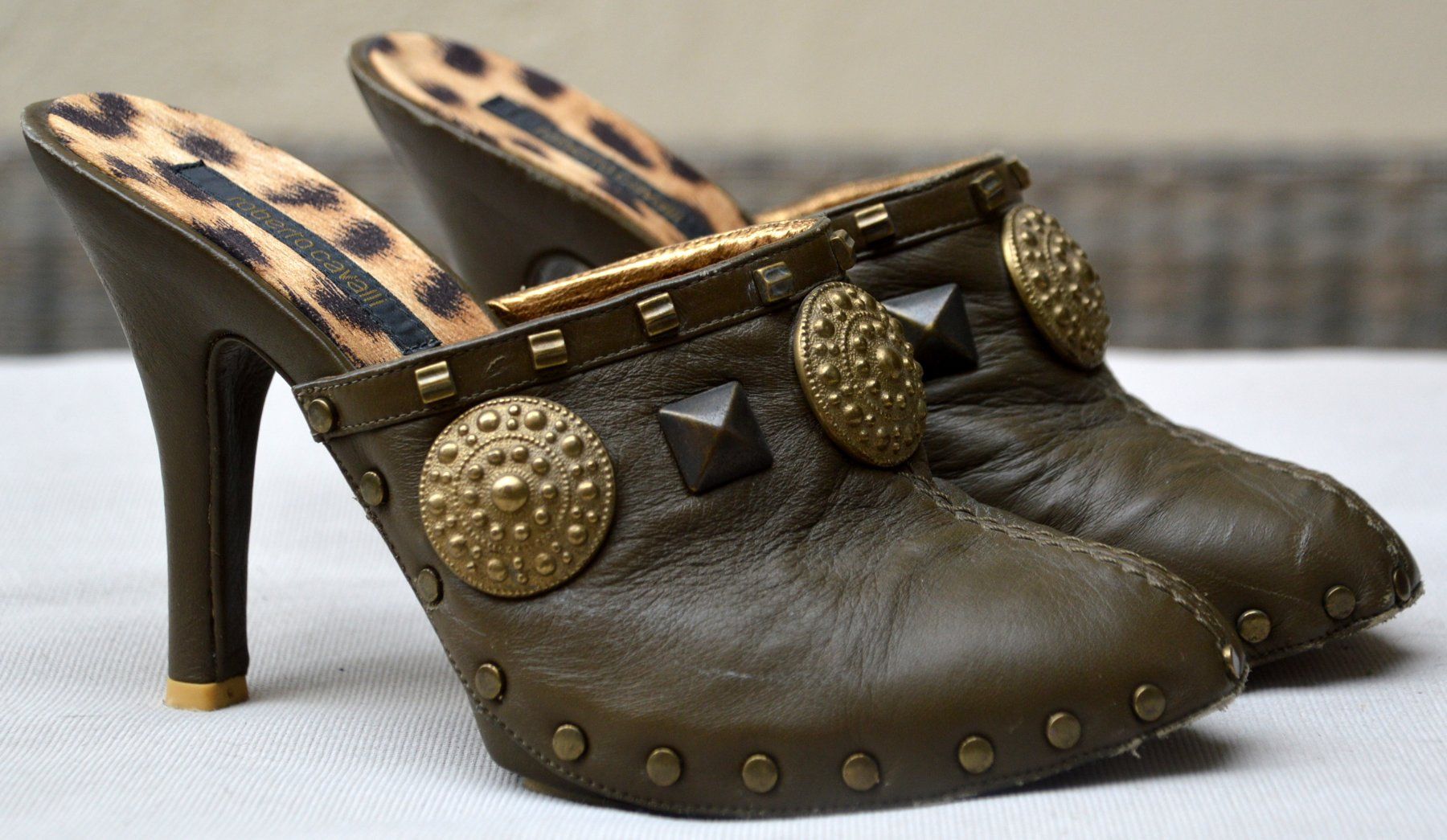 Roberto Cavalli Scarpe da donna: Sabots Roberto Cavalli  .37 Schuhe Mules – Usato da Collonges venduto da Auganien 6