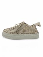 Chloé Lauren Lace Low Top Sneaker EU 36 Beige