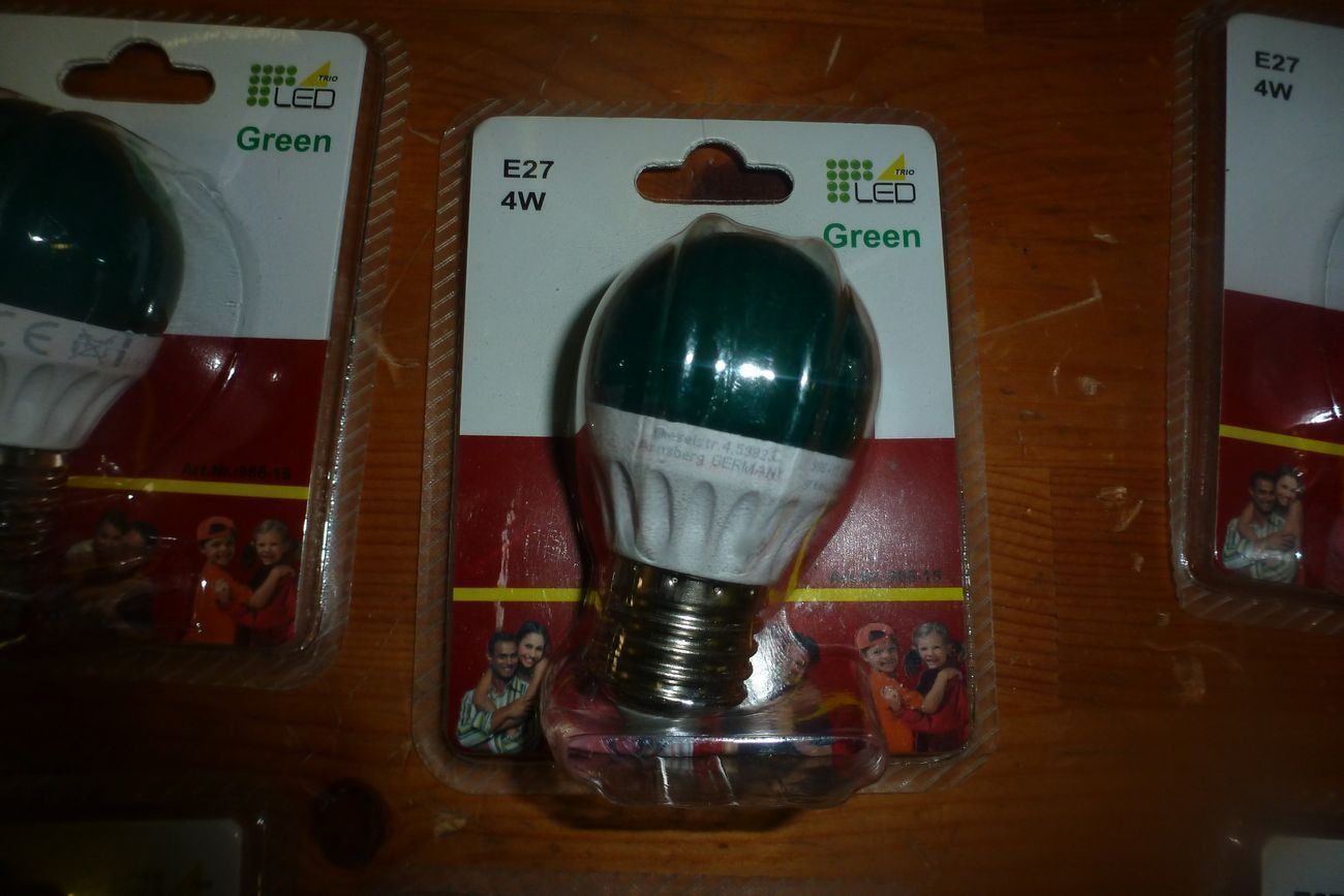 Lampade: 6 Grün Lampe ** E27 ** 4W – Nuovo e nell'imballaggio originale da Emmen venduto da newcar4you 1