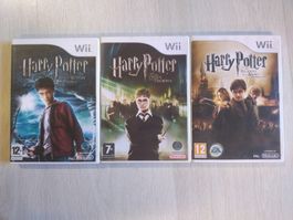 3 jeux Harry Potter pour Nintendo Wii CIB TBE-