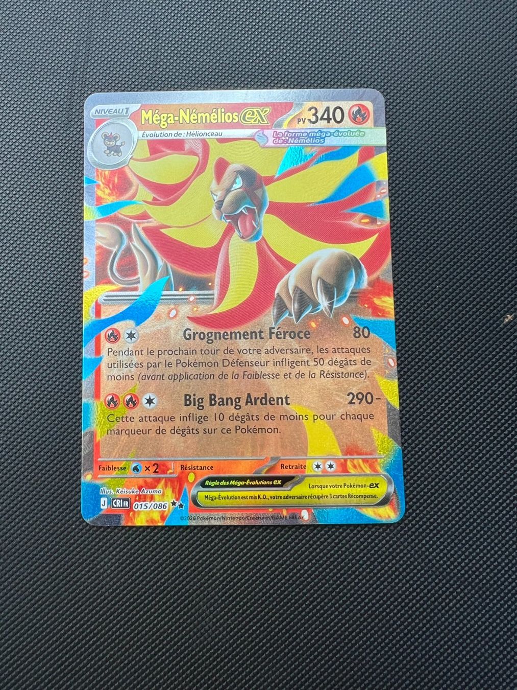Pokémon Carte collezionabili: Mega Némélios ex 015/086 CRI – Nuovo (secondo la descrizione) da St-Blaise venduto da Ralphro