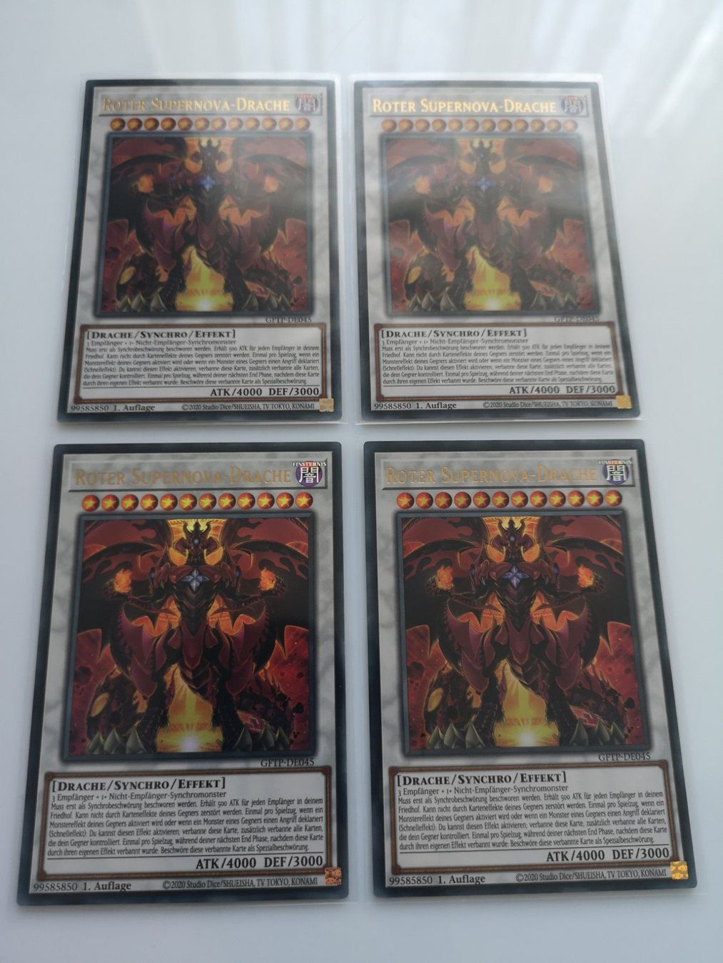Yugioh Carte collezionabili: Roter Supernova-Drache UR Mint 1.Auflage – Nuovo e nell'imballaggio originale da Boswil venduto da ShoppingCenterCity 4