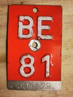 Velonummer BE 81