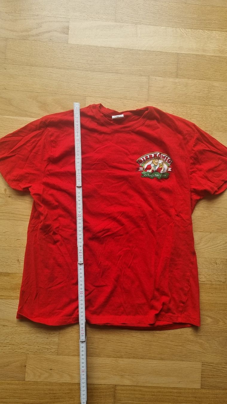 T-Shirts: Bierkönig T-Shirt, Rot – Neu (gemäss Beschreibung) aus Chur von sinillo 1