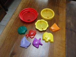 Lot de jouets pour le bain ou la plage