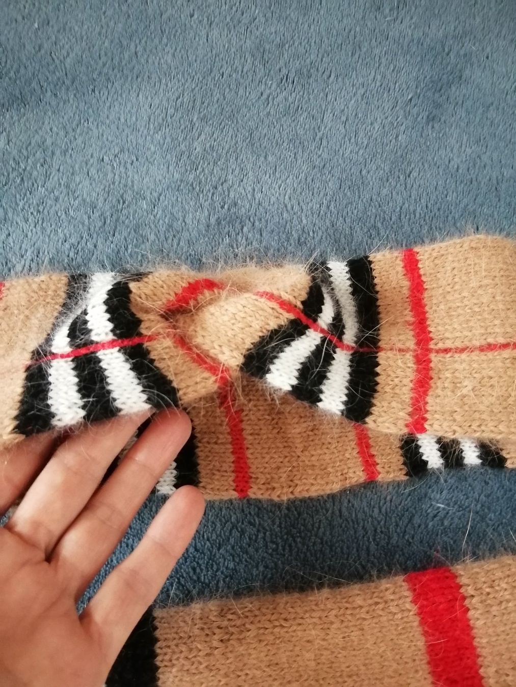 Foulard & Sciarpe: Schal, Dreieckstuch Angora Handgestrickt Sciarpa – Nuovo e nell'imballaggio originale da Buchrain venduto da nat_pl5p 7