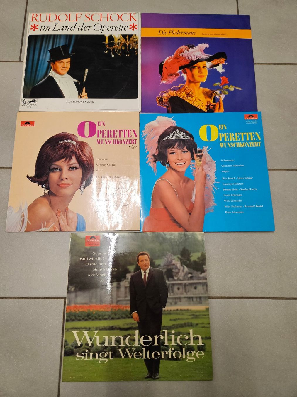 Dischi in vinile: 5 Schallplatten Operette - Klassik – Usato da Fisibach venduto da sare01