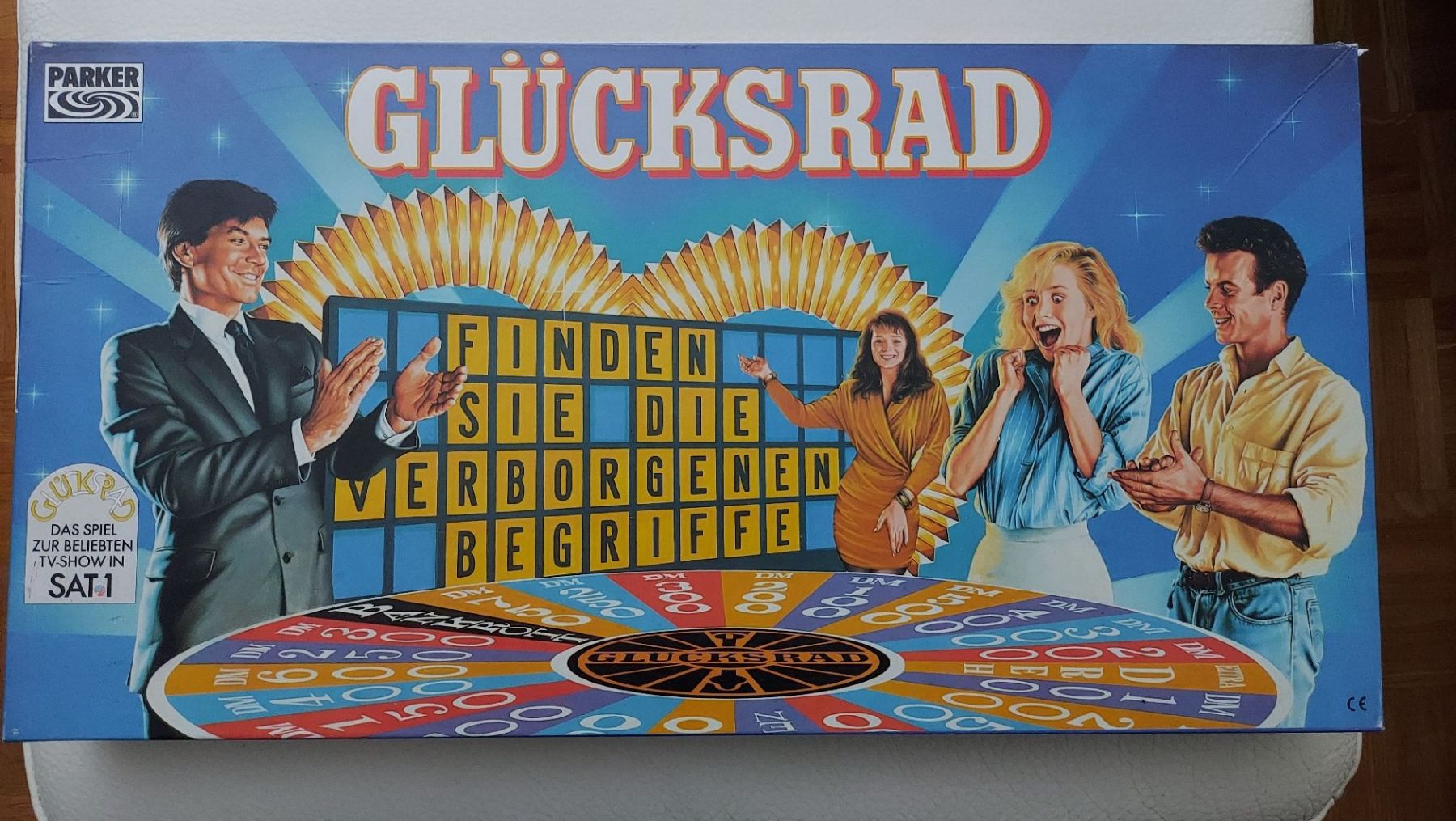 Parker Giochi: Glücksrad Gesellschaftsspiel Sat 1! – Usato da Luzern venduto da 71memory