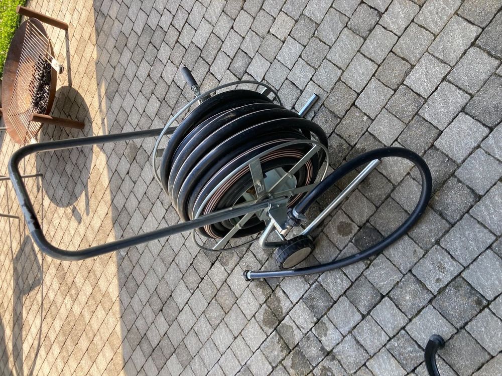 Alba Krapf Schlauchwagen Status S - Wandmontage Für Gartenschläuche