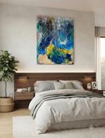 Gemälde " Unterwasser" handmade 60×80