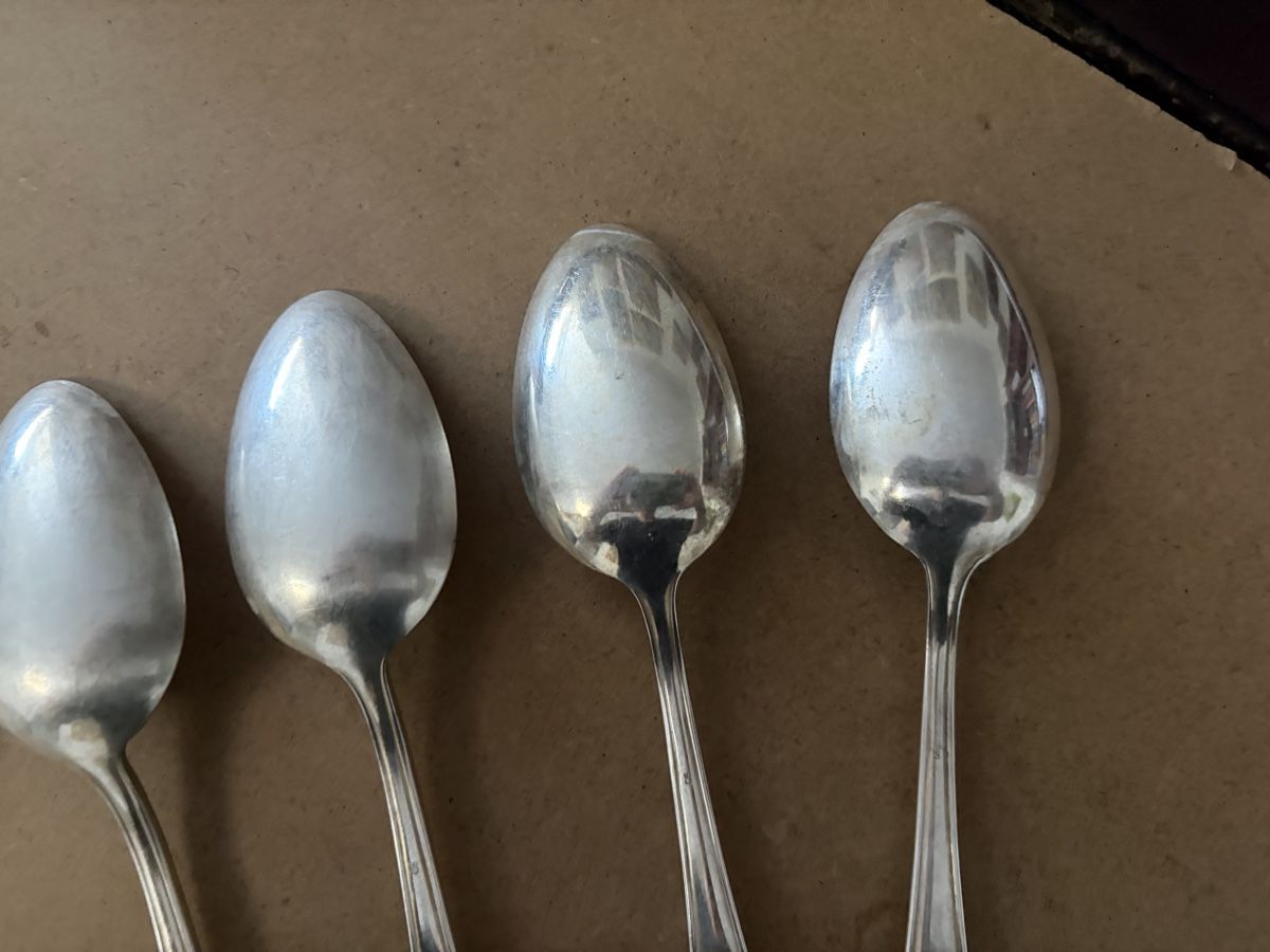 Cucchiai: 6 Löffel versilbert (90er( gebrauchter Zustand – Usato da Meierskappel venduto da Hala03 3