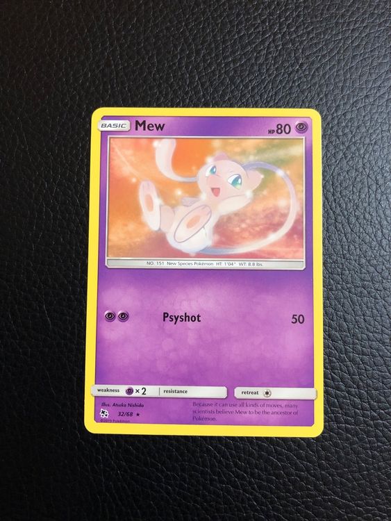 Hidden Fates Mew rare 32/68 Ab 1 | Kaufen auf Ricardo