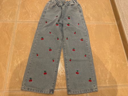 neue süsse KirschebJeans, 7-8J 122-128