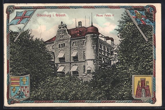 Cartoline postali: Grusskarten-AK Oldenburg / O., Neues Pal – Usato da Berlin venduto da bartko-reher