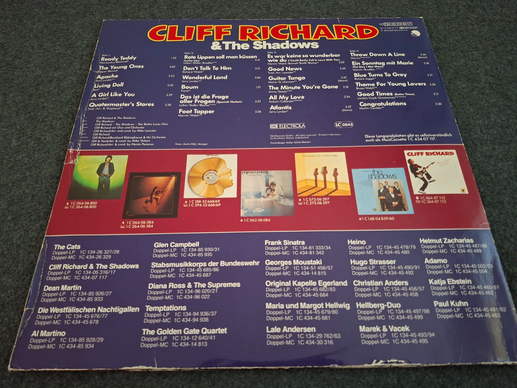 Dischi in vinile: Cliff Richard & the Shadows, Supergold, Doppel-LP – Usato da Merenschwand venduto da lea61 1