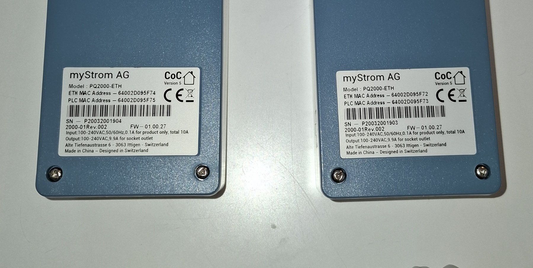 Componenti elettronici: myStrom 2000 Connection Kit PQ2000-ETH – Usato da St. Gallen venduto da WWL 5