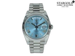 Rolex Day-Date 40 Platin Ice Blue - 228236