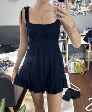 Stradivarius Kleid dunkelblau