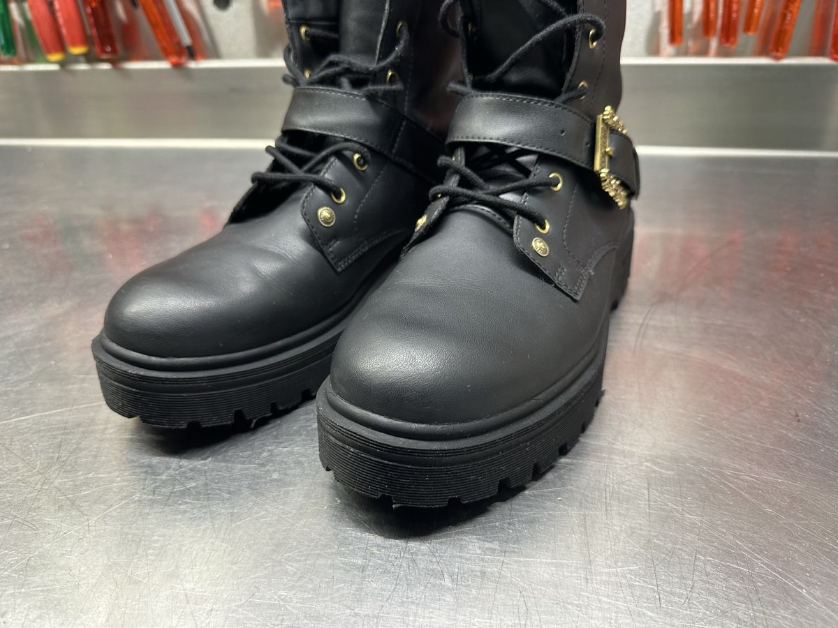 Versace Scarpe da uomo: Versace Jeans Couture Boots Schwarz – Usato da Schwende venduto da weesli 5