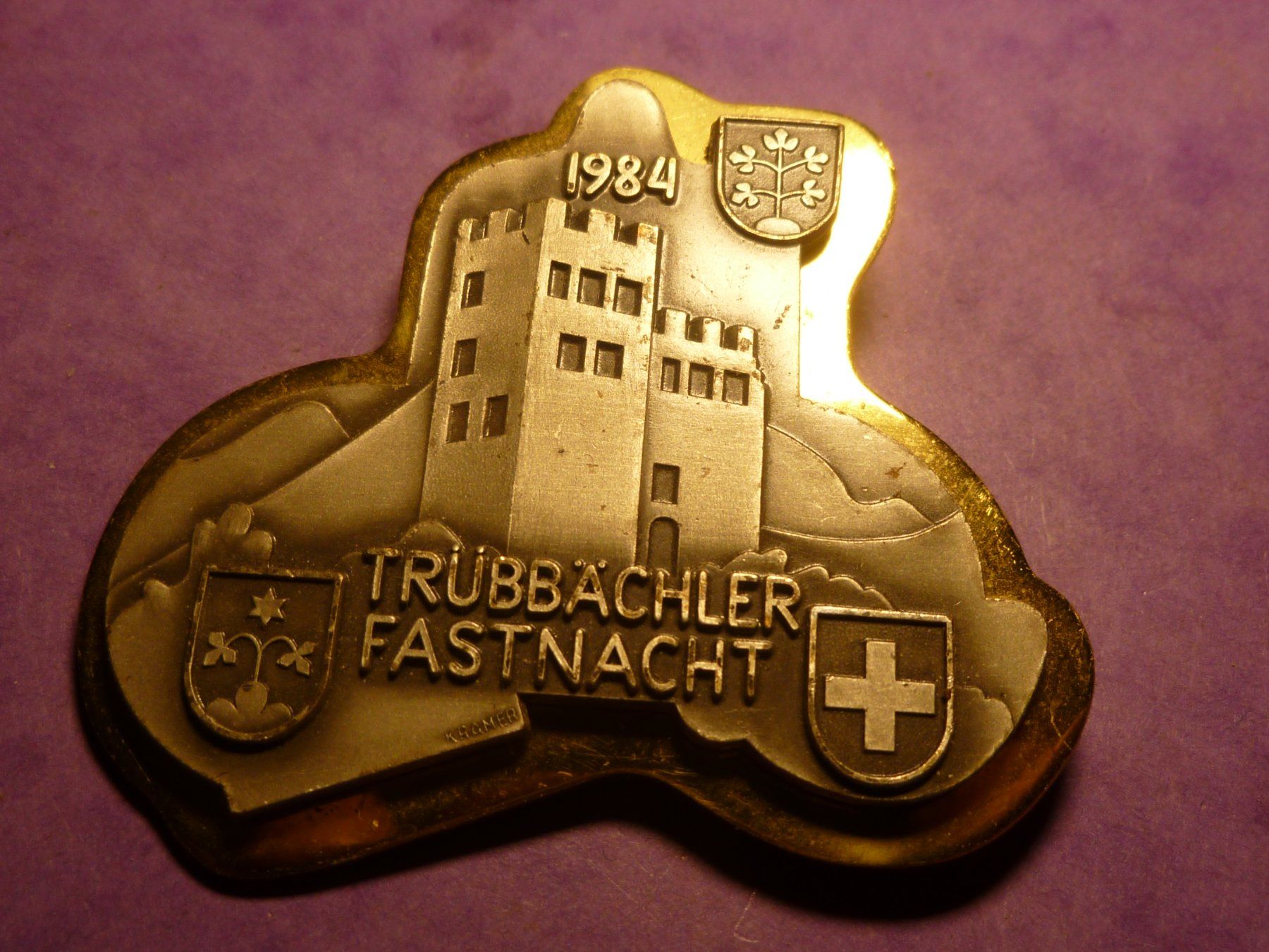 Plaketten & Abzeichen: Trübbach 1984 Gold – Gebraucht aus Ried (Muotathal) von Mandarin02