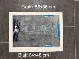 Original Giuseppe Santomaso Litographie, handsigniert, 1982