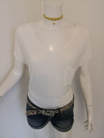 🤩MANGO T-SHIRT ECRU & TASCHE NEU & D&G P.