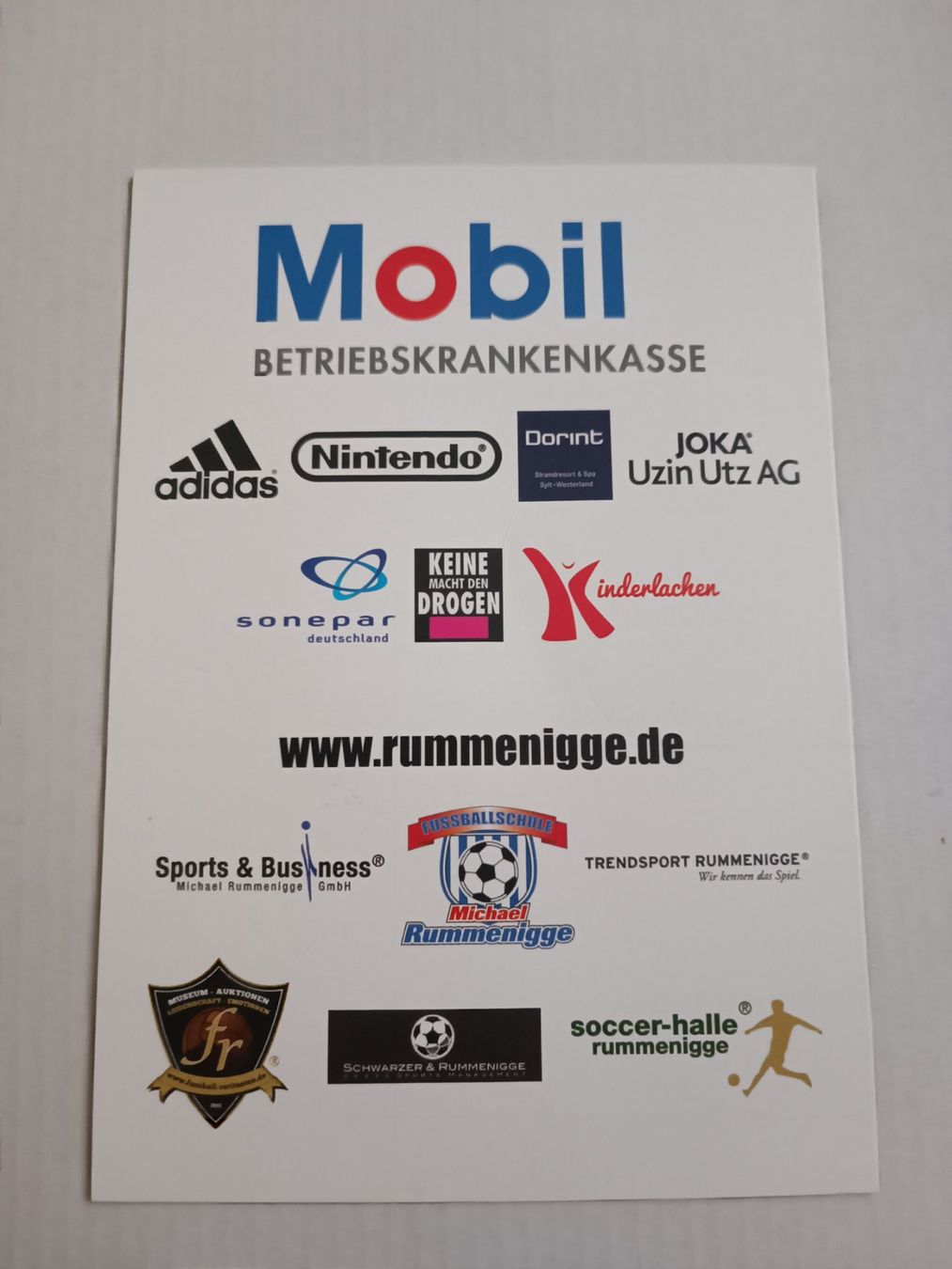 Autogramme: Michael Rummenigge- handsigniert - ex Bayern München – Gebraucht aus Menziken von Autogramme 1
