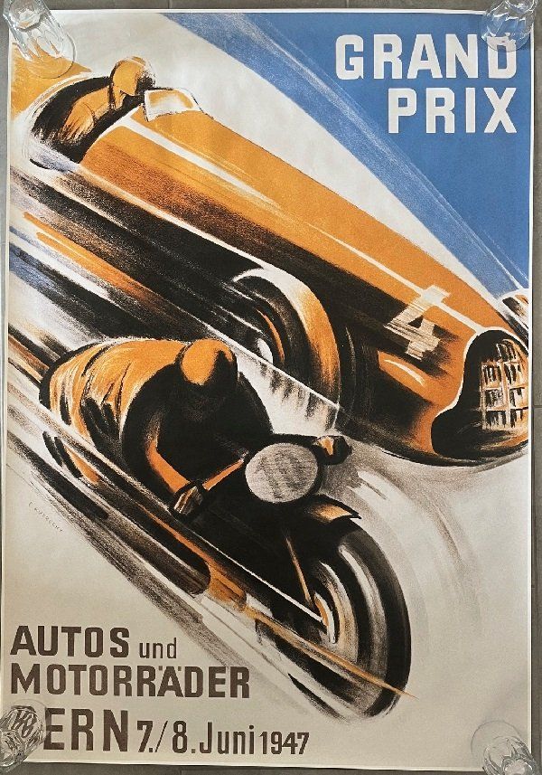 Poster & Bilder: 5 Plakate GP Schweiz – Gebraucht aus Solothurn von F1shop1 2