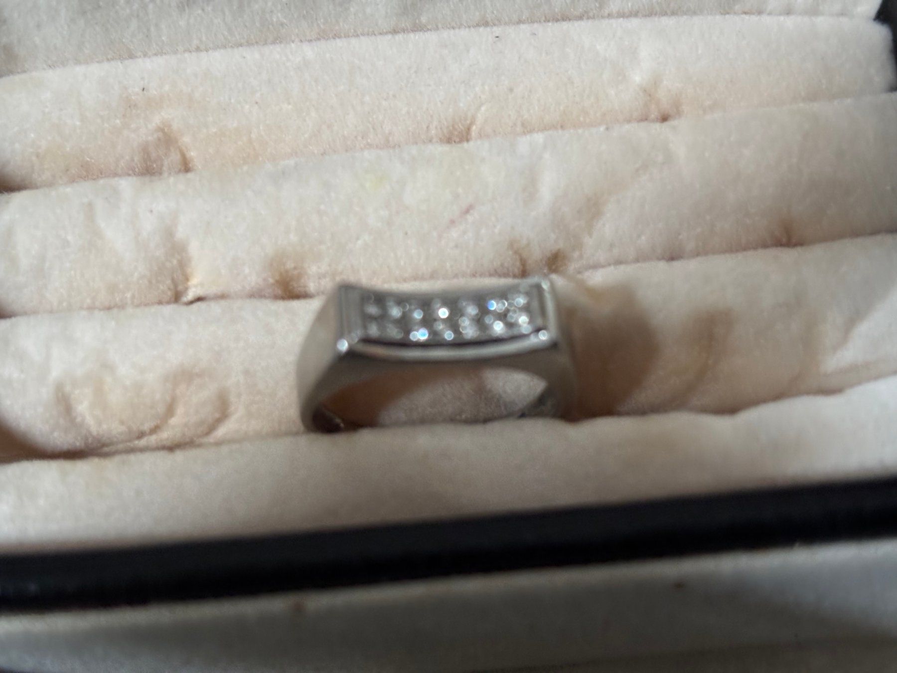 Anelli: Platinring mit Diamanten – Usato da Rotkreuz venduto da eng_7fjq 1