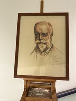 Portrait signé Vibert Pierre Eugène,1917.