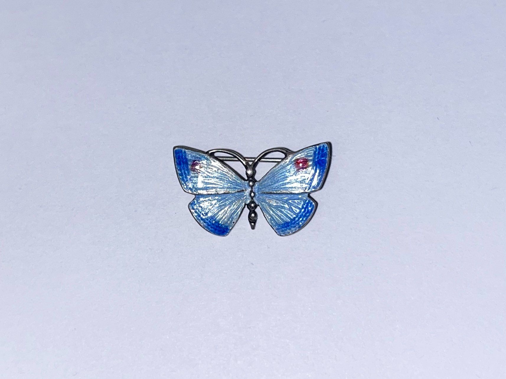 Broschen & Nadeln: Schmetterling Emaille – Gebraucht aus Zürich von Vintage-Jewellery