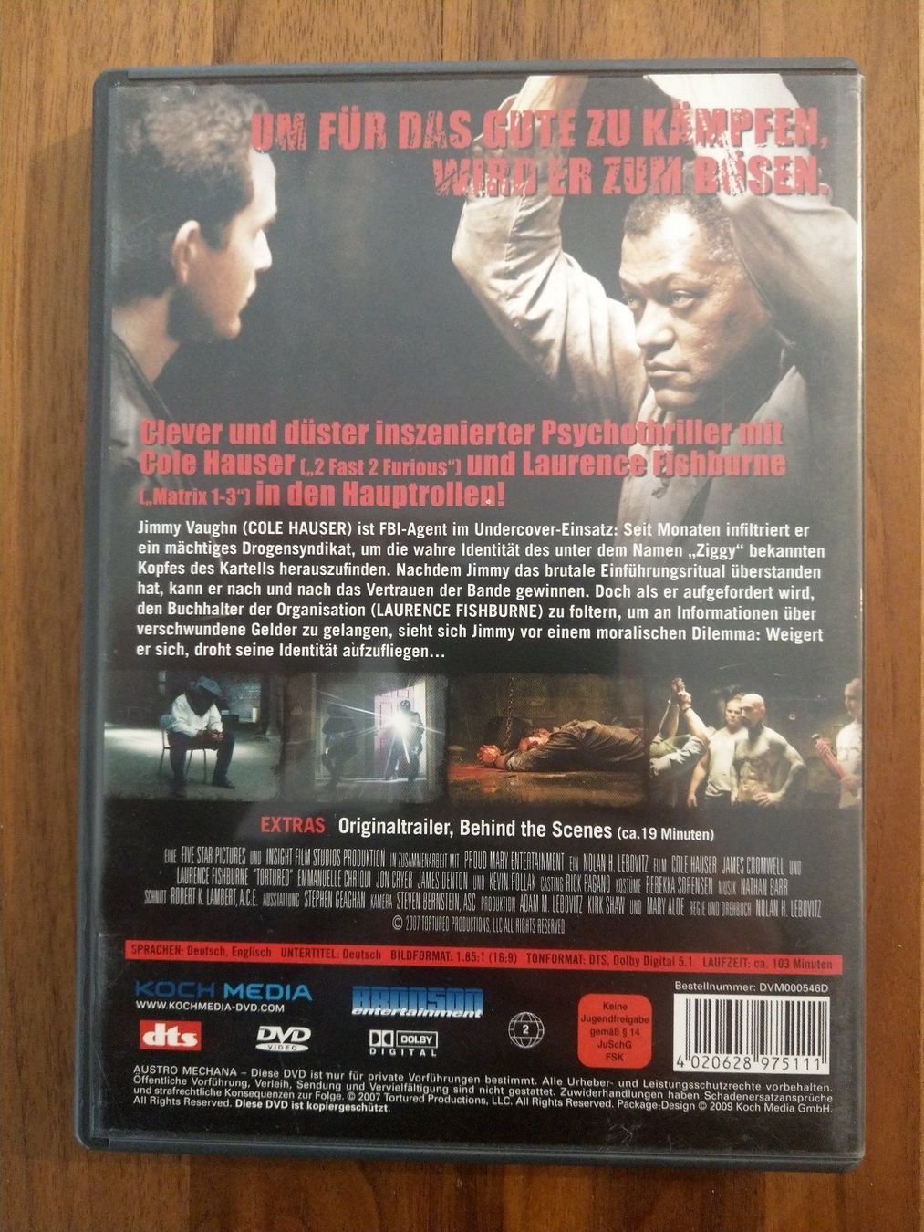 Tutti i DVDs: DVD - Tortured Uncut Laurence Fishburne – Usato da Rheinfelden venduto da FilmAuktion 1