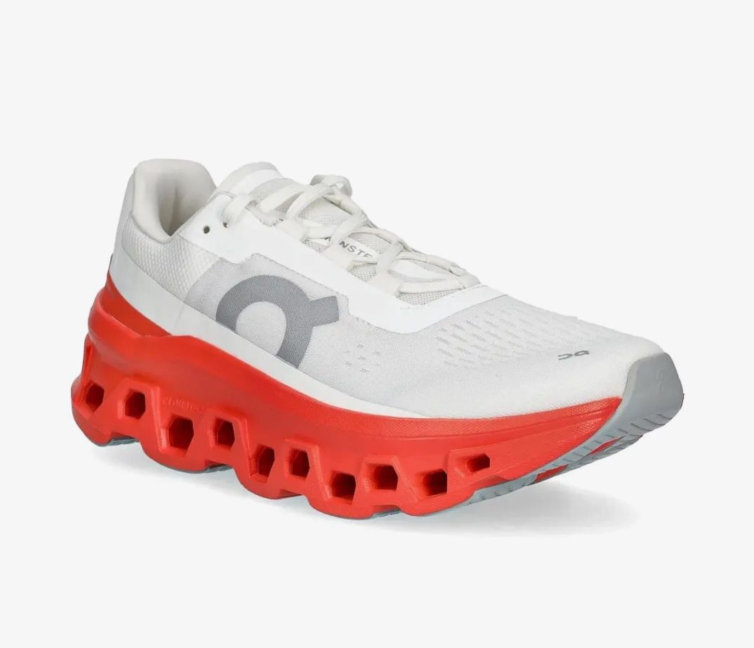 On Scarpe da donna: Cloudmonster, 37.5 W, White / Flame – Nuovo e nell'imballaggio originale da Zürich venduto da diggeman 1