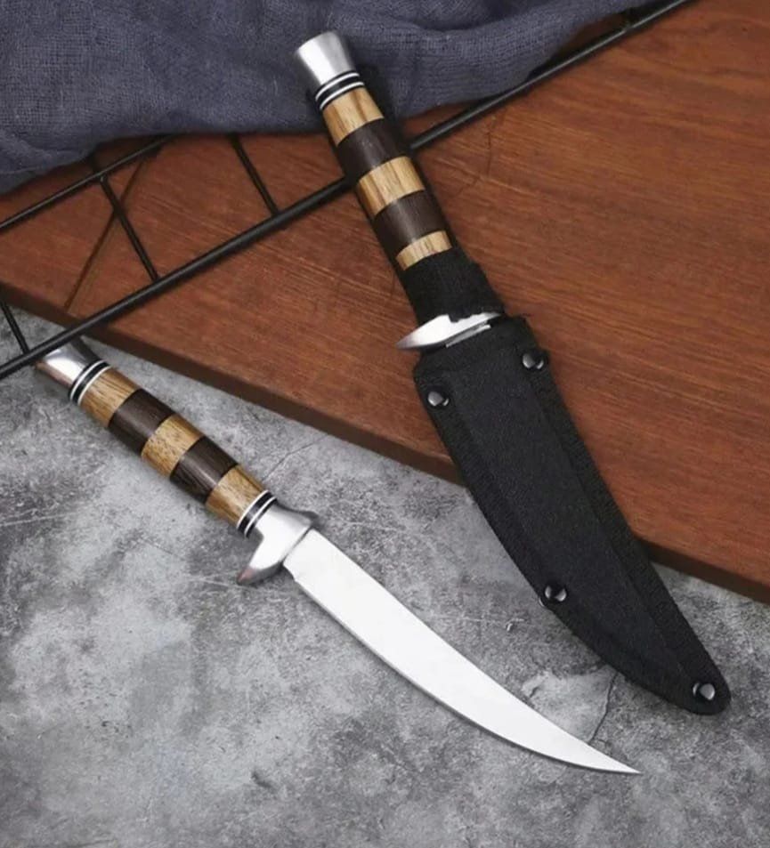 Coltelli da cucina: Edelstahl Sashimi Messer Hackmesser Fleisch Fisch Filetier – Nuovo e nell'imballaggio originale da Oberentfelden venduto da abz_l7vm 5