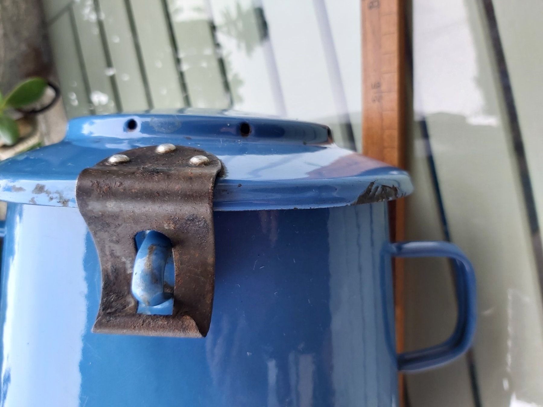 Altro per la casa: Emaille Deckelgefäss 5 L – Usato da Bern venduto da aronari 5