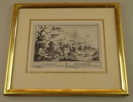 BRUGG SCHLOSS ALTENBURG KUPFERSTICH 1755