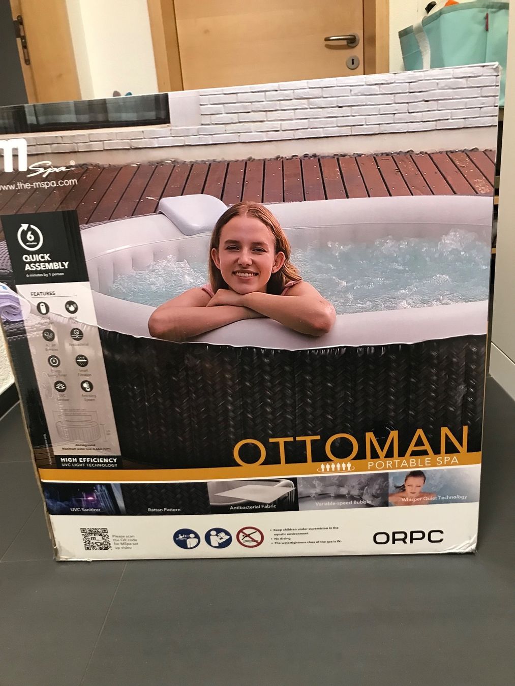 Jacuzzi Whirlpool: Whirlpool Ottomann aufblasbar – Usato da Gamprin venduto da Pimi21