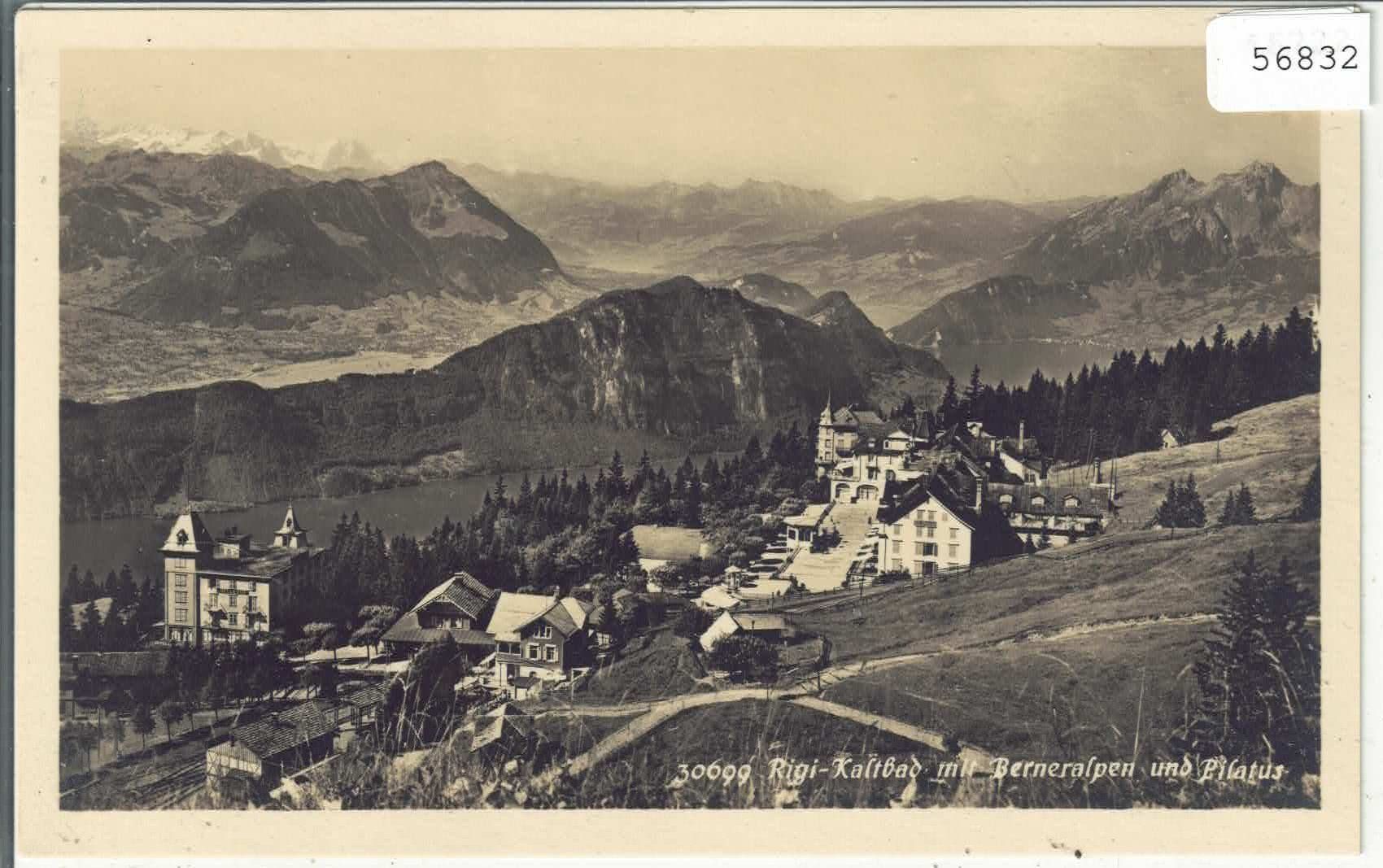 Ansichtskarten: Rigi-Kaltbad mit Berneralpen – Gebraucht aus Ettingen von Kartenplanet