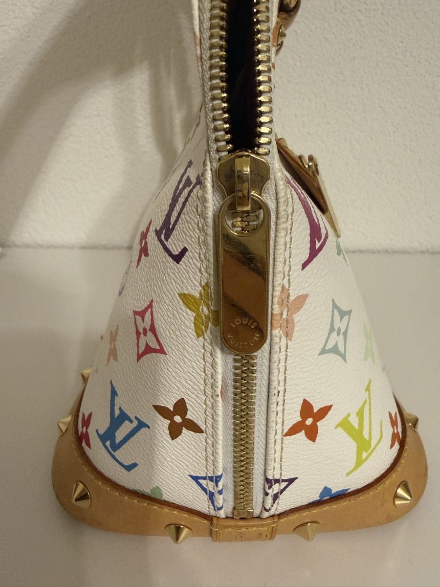 Louis Vuitton Borse da donna: Louis Vuitton Alma PM White Multicolore Murakami Bag – Usato da Winterthur venduto da Skerk18 2