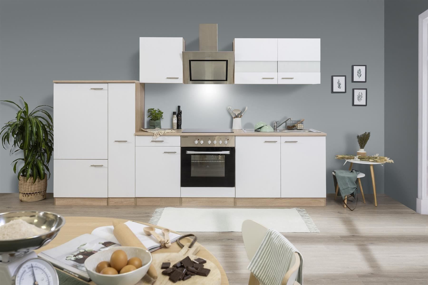 Cucine complete: 446 Küchenzeile Küchenblock 300cm E/SO/W - Küche Einbauküche – Nuovo e nell'imballaggio originale da Wallenwil venduto da toesstalvertrieb